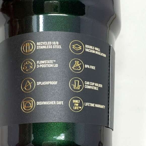 Stanley 30 oz Stainless Steel H2.0 Flowstate Quencher Tumbler Elphaba For Good - Picture 10 of 13